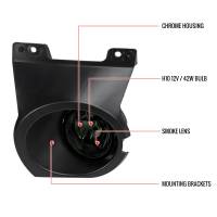 Spec'D Tuning Products - Spec-D 2011-2014 Ford F-150 FX2/ FX4/ King Ranch/ Lariat/ STX H10 Fog Lights Kit (Chrome Housing/Smoke Lens) - Image 7