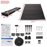 Spec'D Tuning Products - Spec-D 2004-2014 Ford F-150 5'6" Short Bed Hard Quad-Fold Tonneau Cover - Image 7