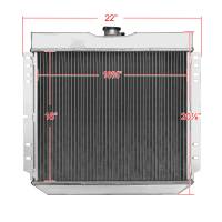 Spec'D Tuning Products - Spec-D 1963-1977 Ford Mustang/Maverick/Falcon Mercury Comet/Cougar Aluminum 3-Row Performance Radiator - Image 1