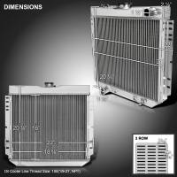 Spec'D Tuning Products - Spec-D 1963-1977 Ford Mustang/Maverick/Falcon Mercury Comet/Cougar Aluminum 3-Row Performance Radiator - Image 7