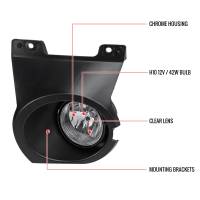 Spec'D Tuning Products - Spec-D 2011-2014 Ford F-150 FX2/ FX4/ King Ranch/ Lariat/ STX H10 Fog Lights Kit (Chrome Housing/Clear Lens) - Image 7