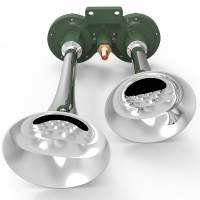 Spec'D Tuning Products - Spec-D Chrome 115db x2 Air Horn w/ Compressor Kit - Image 1