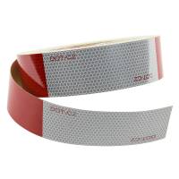 Spec'D Tuning Products - Spec-D 2" Wide Red/White DOT-C2 Approved Conspicuity Reflective Safety Tape (164 FT) - Image 2