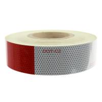 Spec'D Tuning Products - Spec-D 2" Wide Red/White DOT-C2 Approved Conspicuity Reflective Safety Tape (164 FT) - Image 4