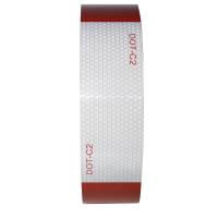 Spec'D Tuning Products - Spec-D 2" Wide Red/White DOT-C2 Approved Conspicuity Reflective Safety Tape (164 FT) - Image 6