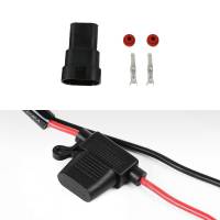 Spec'D Tuning Products - Spec-D Universal 9' 12 Gauge Fog Lights Wiring Harness Kit w/ 1 Connector, Fuse, On/Off Switch, & Relay - Image 6