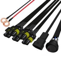 Spec'D Tuning Products - Spec-D Universal 9' 12 Gauge Fog Lights Wiring Harness Kit w/ 1 Connector, Fuse, On/Off Switch, & Relay - Image 7