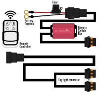 Spec'D Tuning Products - Spec-D Universal 9' 14 Gauge Fog Lights Wiring Harness Kit w/ 2 Connectors, Fuse, Relay, & Remote - Image 5