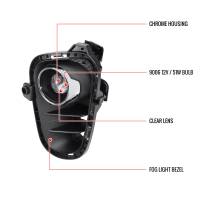 Spec'D Tuning Products - Spec-D 2018-2020 Kia Rio 9006 12v/51w Projector Fog Lights Kit (Chrome Housing/Clear Lens) - Image 7