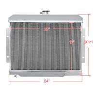 Spec'D Tuning Products - Spec-D 1972-1986 Jeep CJ Series MT Aluminum 3-Row Performance Radiator - Image 1