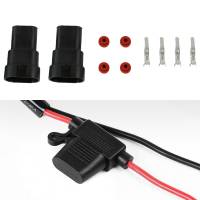 Spec'D Tuning Products - Spec-D Universal 9' 14 Gauge Fog Lights Wiring Harness Kit w/ 2 Connectors, Fuse, On/Off Switch, & Relay - Image 6