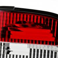 Spec'D Tuning Products - Spec-D 1989-1994 Nissan 240SX S13 Hatchback Tail Lights & Center Trunk Light (Chrome Housing/Red Clear Lens) - Image 2