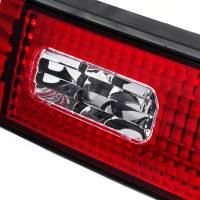 Spec'D Tuning Products - Spec-D 1989-1994 Nissan 240SX S13 Hatchback Tail Lights & Center Trunk Light (Chrome Housing/Red Clear Lens) - Image 5