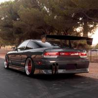 Spec'D Tuning Products - Spec-D 1989-1994 Nissan 240SX S13 Hatchback Tail Lights & Center Trunk Light (Chrome Housing/Red Clear Lens) - Image 6