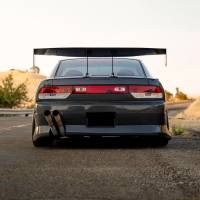 Spec'D Tuning Products - Spec-D 1989-1994 Nissan 240SX S13 Hatchback Tail Lights & Center Trunk Light (Chrome Housing/Red Clear Lens) - Image 7