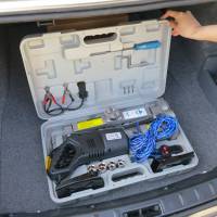 Spec'D Tuning Products - Spec-D Universal 12v 2-Ton Emergency Electric Scissor Jack & Impact Wrench Kit - Image 6