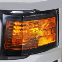 Spec'D Tuning Products - Spec-D 2014-2015 Chevrolet Silverado 1500 LED Bar Factory Style Headlights (Matte Black Housing/Clear Lens) - Image 4