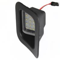 Spec'D Tuning Products - Spec-D 2003-2018 Dodge RAM 1500 2500 3500 / 2019-2021 RAM 1500 Classic Rear LED License Plate Lights (Chrome Housing/Clear Lens) - Image 4