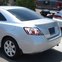 Spec'D Tuning Products - Spec-D 2006-2011 Honda Civic Coupe Tail Lights (Chrome Housing/Clear Lens) - Image 8