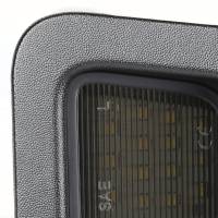 Spec'D Tuning Products - Spec-D 2003-2018 Dodge RAM 1500 2500 3500 / 2019-2021 RAM 1500 Classic Rear LED License Plate Lights (Glossy Black Housing/Smoke Lens) - Image 2