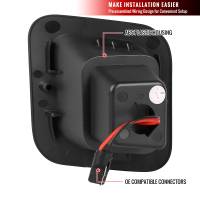 Spec'D Tuning Products - Spec-D 2003-2018 Dodge RAM 1500 2500 3500 / 2019-2021 RAM 1500 Classic Rear LED License Plate Lights (Glossy Black Housing/Smoke Lens) - Image 7