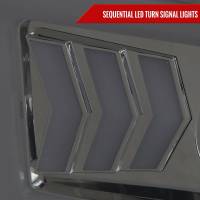 Spec'D Tuning Products - Spec-D 2014-2021 Toyota Tundra LED C-Bar Projector Headlights w/ Sequential Arrow Turn Signals (Chrome Housing/Smoke Lens) - Image 3