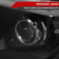 Spec'D Tuning Products - Spec-D 2014-2021 Toyota Tundra Retro Style V2 Projector Headlights (Matte Black Housing/Clear Lens) - Image 1