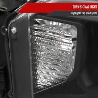 Spec'D Tuning Products - Spec-D 2014-2021 Toyota Tundra Retro Style V2 Projector Headlights (Matte Black Housing/Clear Lens) - Image 2