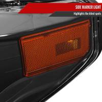 Spec'D Tuning Products - Spec-D 2014-2021 Toyota Tundra Retro Style V2 Projector Headlights (Matte Black Housing/Clear Lens) - Image 3