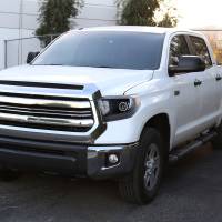 Spec'D Tuning Products - Spec-D 2014-2021 Toyota Tundra Retro Style V2 Projector Headlights (Matte Black Housing/Clear Lens) - Image 7