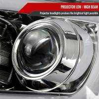 Spec'D Tuning Products - Spec-D 2014-2021 Toyota Tundra LED C-Bar Projector Headlights w/ Sequential Turn Signal Lights (Chrome Housing/Clear Lens) - Image 1