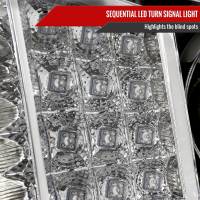 Spec'D Tuning Products - Spec-D 2014-2021 Toyota Tundra LED C-Bar Projector Headlights w/ Sequential Turn Signal Lights (Chrome Housing/Clear Lens) - Image 3
