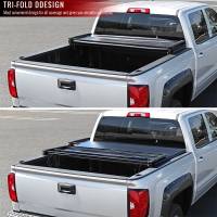 Spec'D Tuning Products - Spec-D 2002-2018 Dodge RAM / 2019-2021 RAM 1500 Classic 78" (6.4') Bed Tri-Fold Tonneau Cover - Image 2