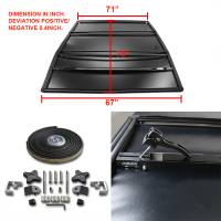 Spec'D Tuning Products - Spec-D 2002-2018 Dodge RAM / 2019-2021 RAM 1500 Classic 78" (6.4') Bed Tri-Fold Tonneau Cover - Image 7