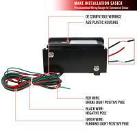 Spec'D Tuning Products - Spec-D 2011-2018 Subaru Impreza WRX/STI/XV Crosstrek F1 Style Rear LED 3rd Brake Light (Chrome Housing/Red Lens) - Image 6