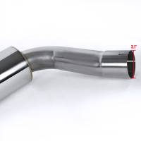 Spec'D Tuning Products - Spec-D 2015-2020 Ford Mustang 2.3L EcoBoost Dual Catback Exhaust System (Burnt Tip) - Image 2