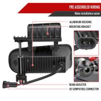 Spec'D Tuning Products - Spec-D 1999-2002 Chevrolet Silverado 1500/2500/2001-2002 Silverado 3500 LED Fog Lights kit (Glossy Black Housing/Clear Lens) - Image 5