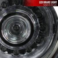 Spec'D Tuning Products - Spec-D 2005-2015 Toyota Tacoma LED Tail Lights (Chrome Housing/Red Clear Lens) - Image 1