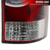 Spec'D Tuning Products - Spec-D 2005-2015 Toyota Tacoma LED Tail Lights (Chrome Housing/Red Clear Lens) - Image 3