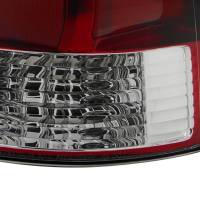 Spec'D Tuning Products - Spec-D 2005-2015 Toyota Tacoma LED Tail Lights (Chrome Housing/Red Clear Lens) - Image 4