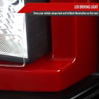 Spec'D Tuning Products - Spec-D 2015-2020 Chevrolet Tahoe/Suburban LS LT LTZ Premier Red Bar LED Tail Lights (Black Housing/Clear Lens) - Image 1