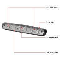 Spec'D Tuning Products - Spec-D 2007-2012 Chevrolet Silverado/ GMC Sierra LED 3rd Brake Light (Chrome Housing/Clear Lens) - Image 5