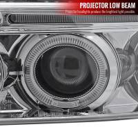 Spec'D Tuning Products - Spec-D 1999-2001 Audi A4/S4 Dual Halo Projector Headlights (Chrome Housing/Clear Lens) - Image 1