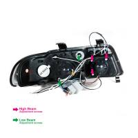 Spec'D Tuning Products - Spec-D 1999-2001 Audi A4/S4 Dual Halo Projector Headlights (Chrome Housing/Clear Lens) - Image 7