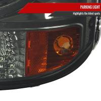 Spec'D Tuning Products - Spec-D 1999-2002 Chevrolet Silverado 1500 2500/ 2000-2006 Tahoe Suburban 1PC Projector Headlights w/ Bumper Lights (Chrome Housing/Smoke Lens) - Image 4