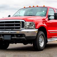 Spec'D Tuning Products - Spec-D 1999-2004 Ford F-250/F-350/F-450/F-550/Excursion Crystal Headlights w/ SMD LED Light Strip (Chrome Housing/Clear Lens) - Image 7