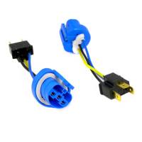 Spec'D Tuning Products - Spec-D 1999-2004 Ford F-250/F-350/F-450/F-550/Excursion Factory style Headlights w/ SMD LED Light Strip (Matte Black Housing/Clear Lens) - Image 5