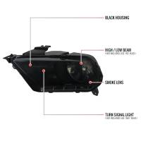 Spec'D Tuning Products - Spec-D 2010-2014 Ford Mustang Factory Style Headlights (Black Housing/Smoke Lens) - Image 6