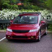 Spec'D Tuning Products - Spec-D 2006-2011 Honda Civic Sedan Crystal Headlights (Matte Black Housing/Clear Lens) - Image 8