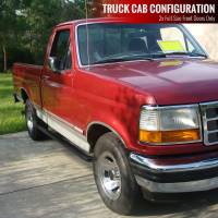 Spec'D Tuning Products - Spec-D 1980-1996 Ford F-150/F-250/F-350/Bronco Regular Cab 3" Black Stainless Steel Side Step Nerf Bars - Image 8